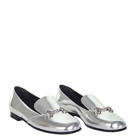 gucci horsebit loafers silver